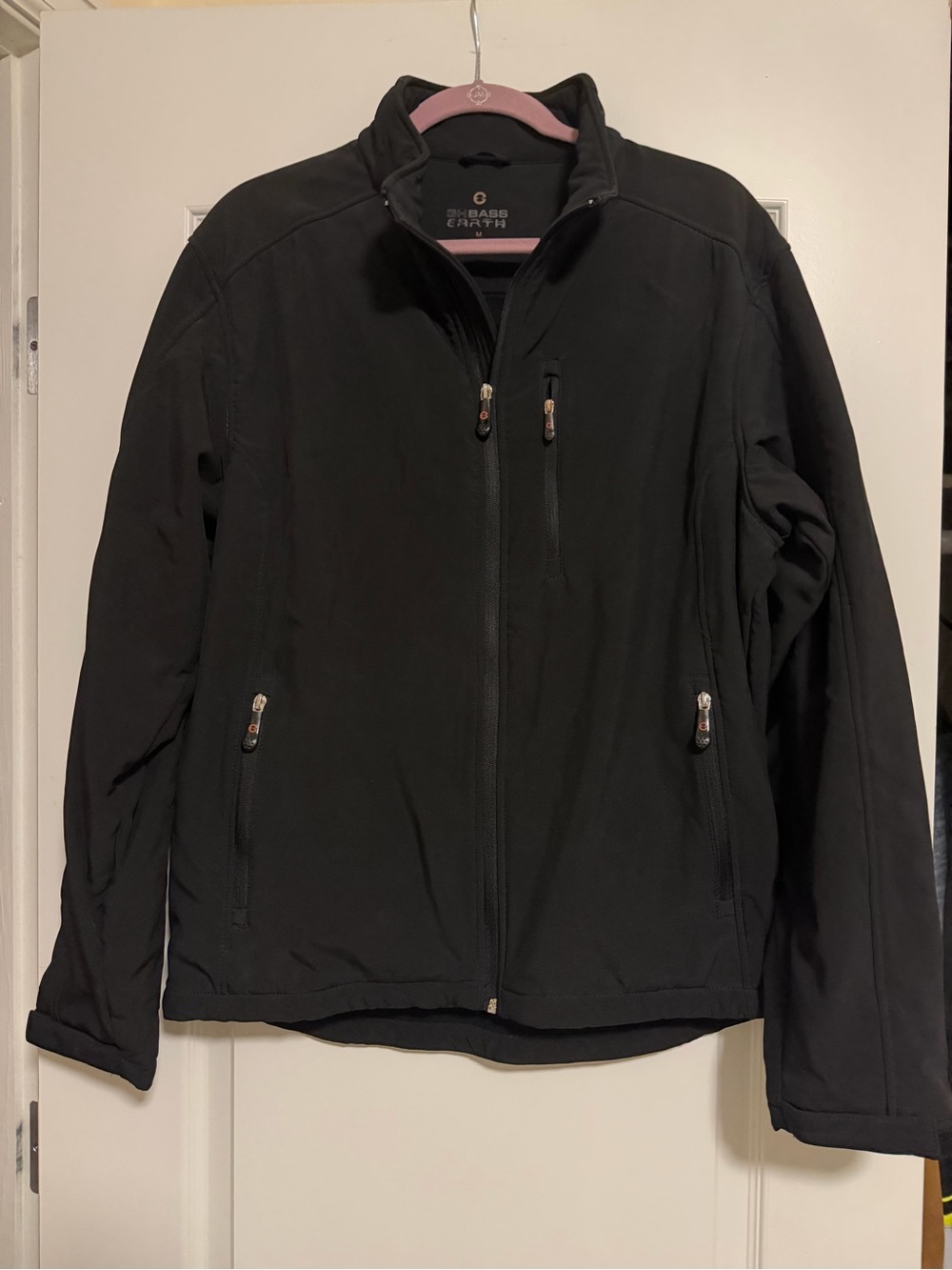 GH Bass Earth Black Softshell Jacket - Size M